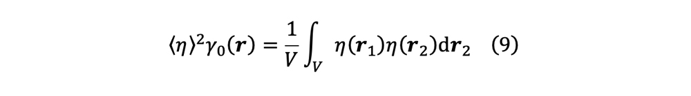 I(q)=∫_Vγ(r)exp(-iq∙r)dr